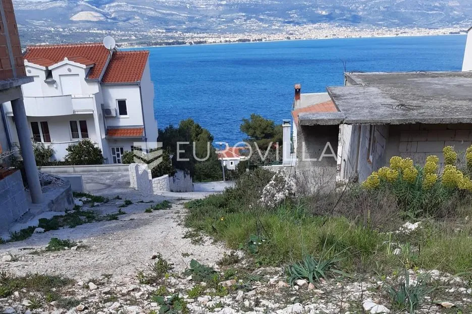 Čiovo, Arbanija, građevinsko zemljište s pogledom na more - Arbanija, Trogir