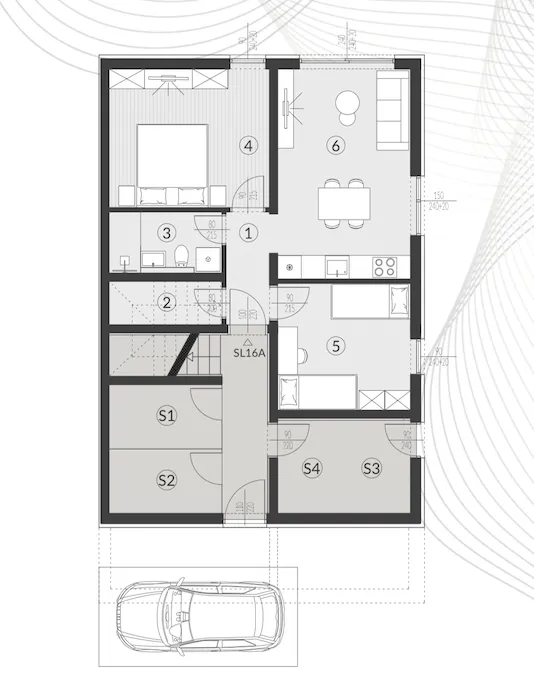 pula, štinjan, eksluzivan dvosoban stan površine 68 m² s vrtom - slika 14