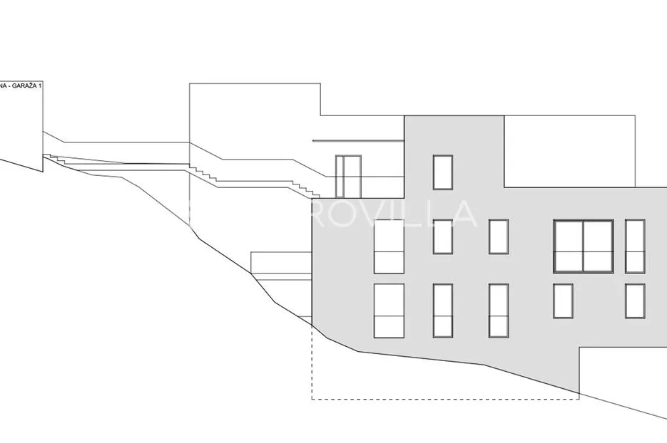 zagreb, vinogradska cesta, građevinsko zemljište 587 m² s idejnim projektom - slika 3