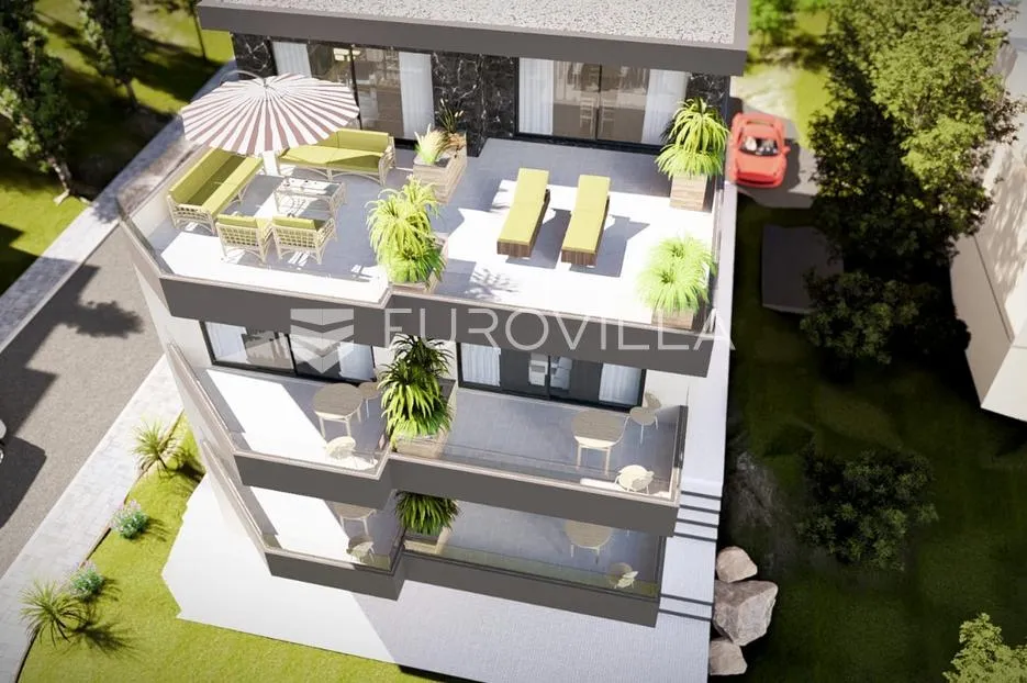 Pag, Mandre, novogradnja, dvosoban stan na drugom katu, 80,82 m² - Mandre, Kolan