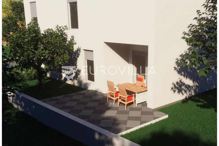 vodice, novogradnja, prekrasan jednosoban stan s vrtom, 61,70 m² - slika 2