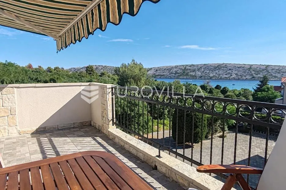 rab, barbat, dvosoban stan s pogledom n more, 250 m od mora, 54 m² - slika 1