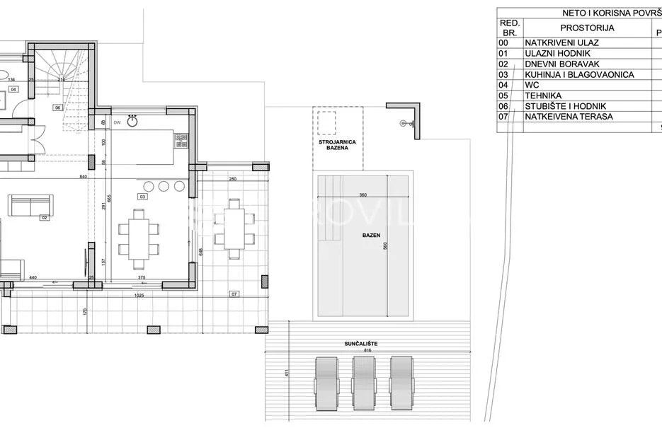 vodice, moderna kuća s bazenom, 190,58 m² - slika 37