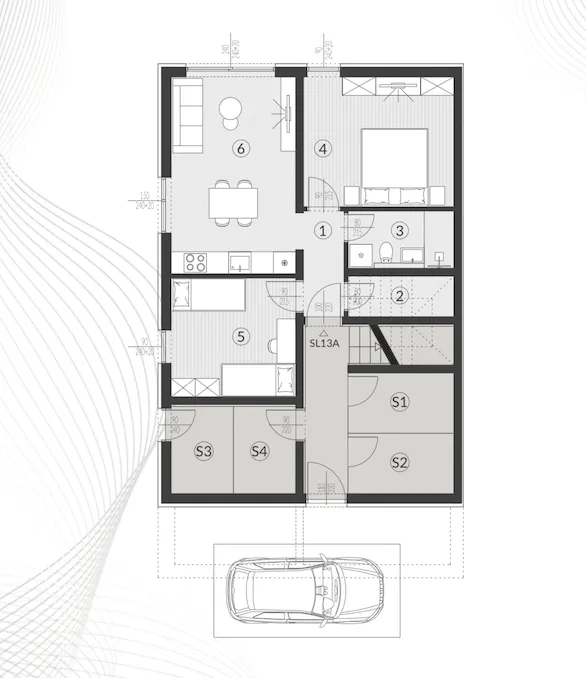 pula, štinjan, eksluzivan dvosoban stan površine 67 m² novogradnja - slika 14
