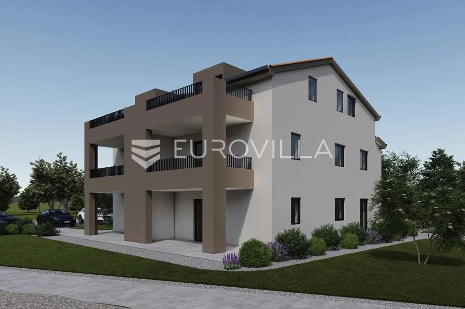 Istra, Žbandaj, dvosoban stan na prvom katu novogradnje - Žbandaj, Poreč