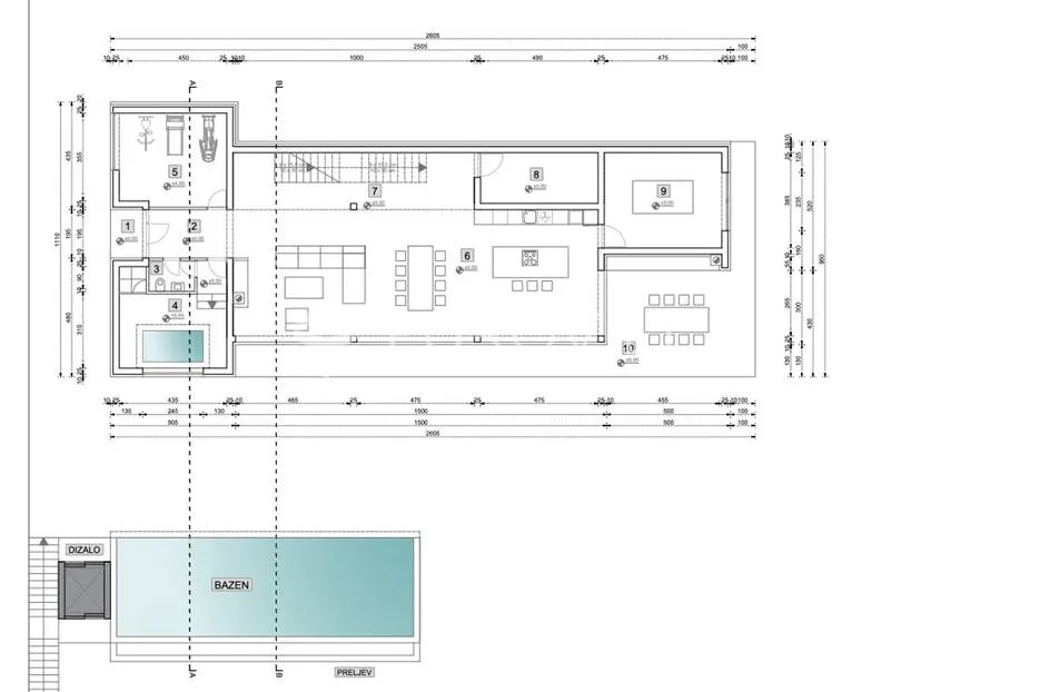 vižinada, raskošna vila, nkp 400 m2, s infinity bazenom - slika 23