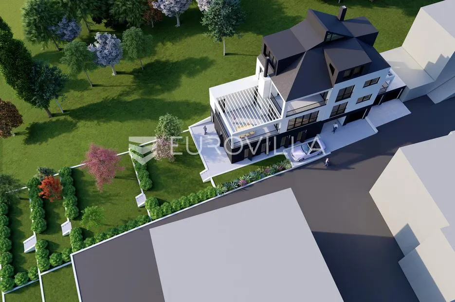 zagreb, gornji bukovac, rohbau zgrada s dva stana 400 m2 s 434 m2 okućnice, građevinska dozvola - slika 4