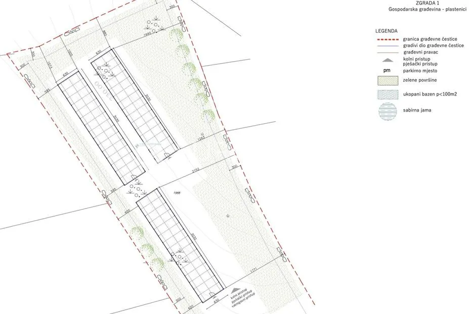 istra, kranjčići, građevinsko zemljište 10353m2 s projektom za gospodarsku građevinu - slika 8