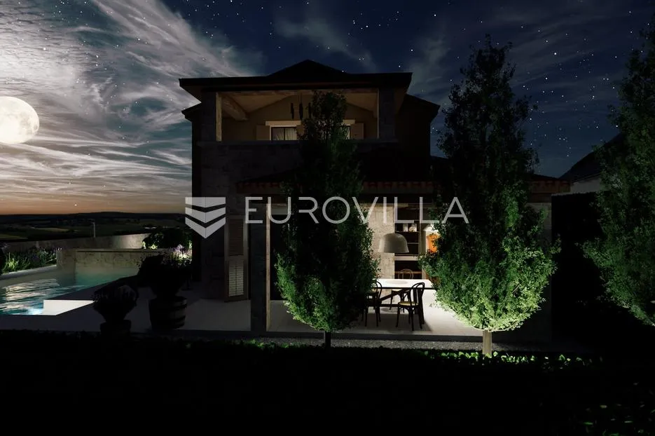 marčana, krnica - moderna dizajnerska vila s direktnim pogledom na more - slika 26