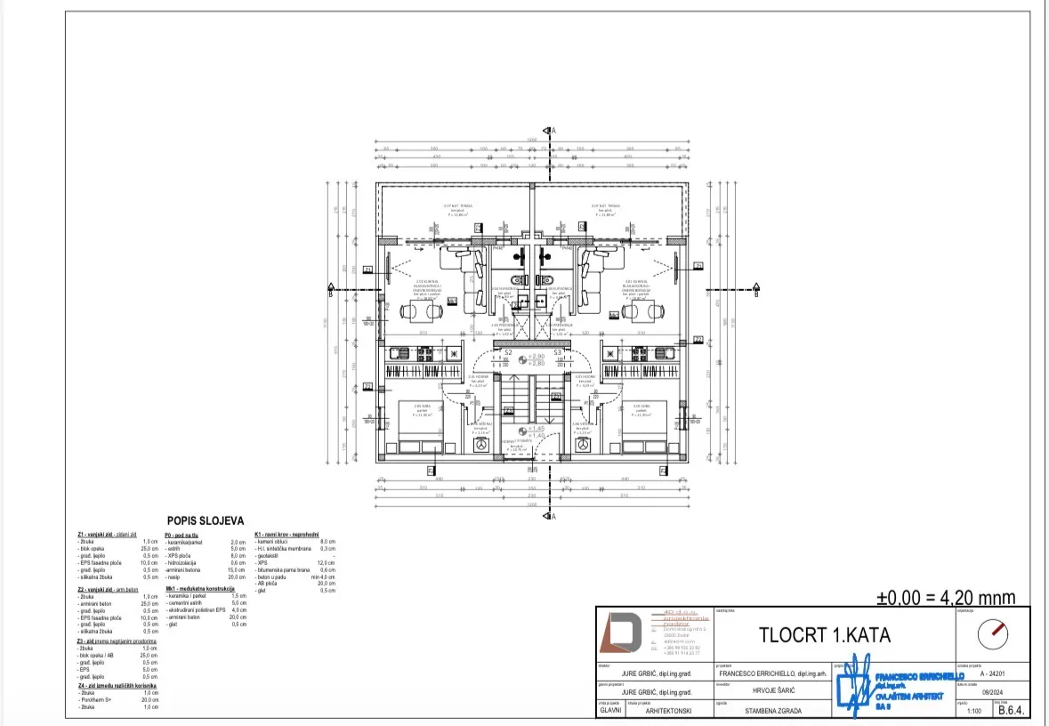 zadar, rovanjska, jednosoban stan na prvom katu 53 m² - slika 12