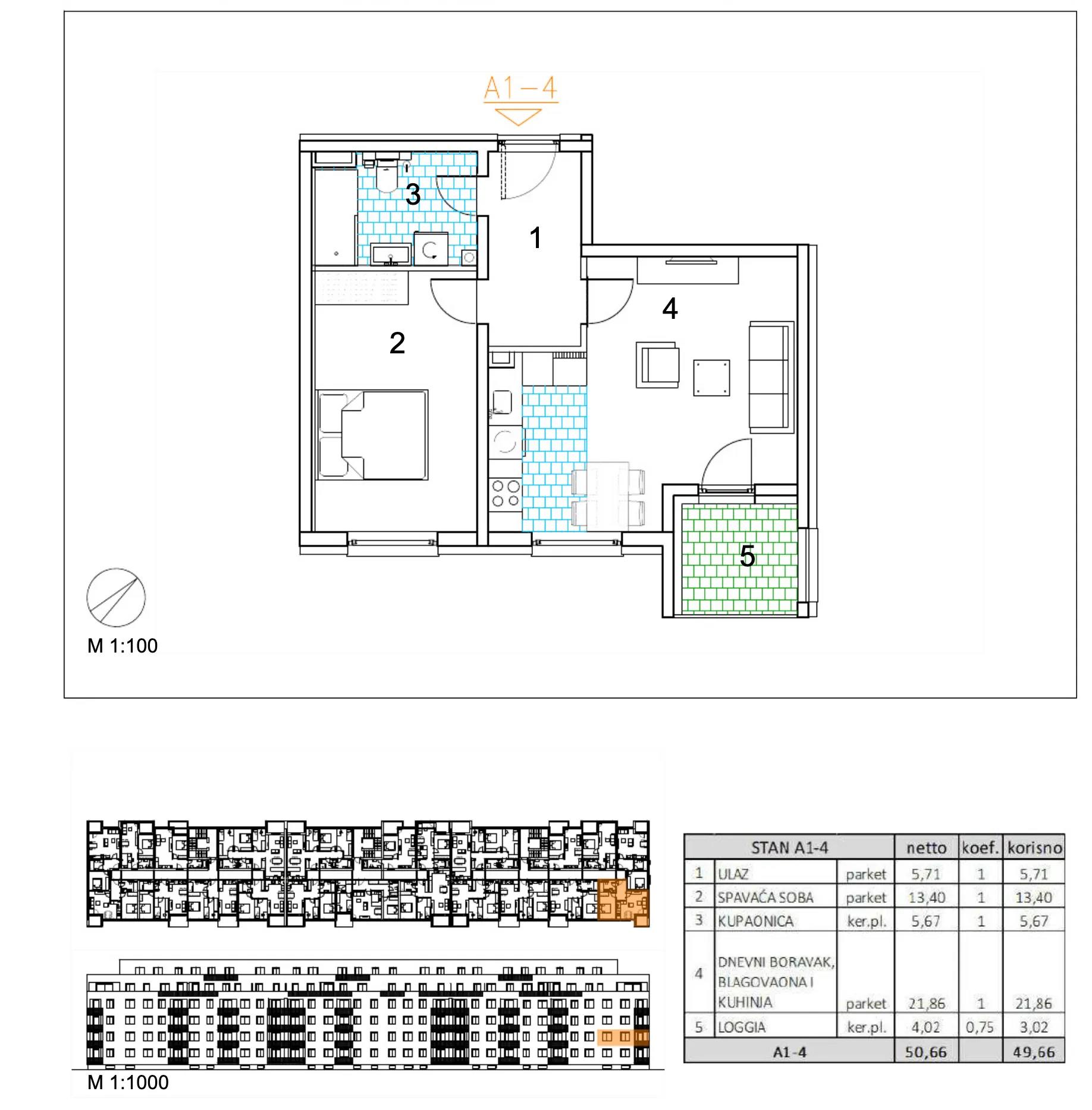 velika gorica, moderan dvosoban stan u novogradnji, 50 m² - slika 6