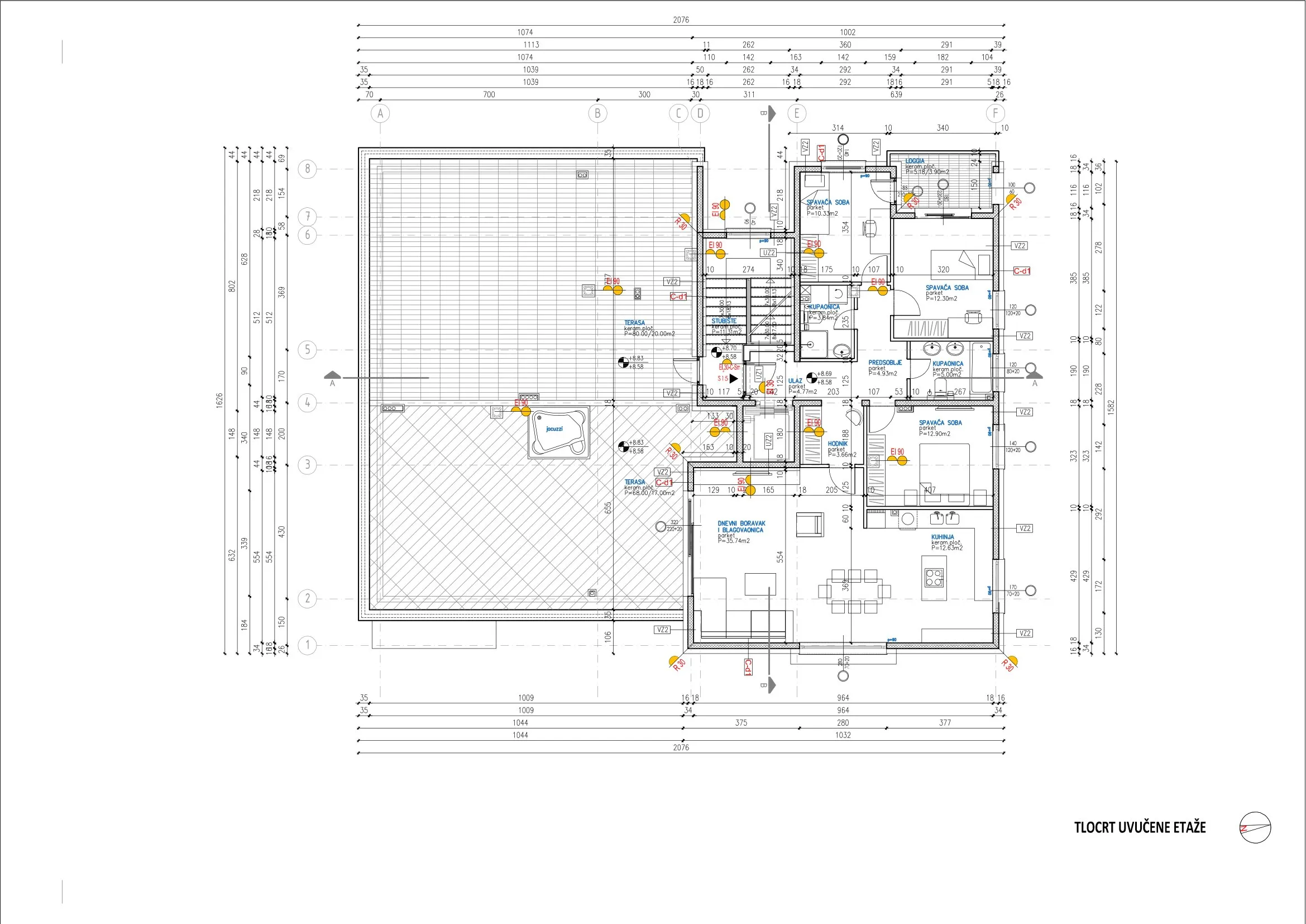 dugo selo, moderan četverosoban penthouse 140,02 m², otvoreni pogled - slika 30