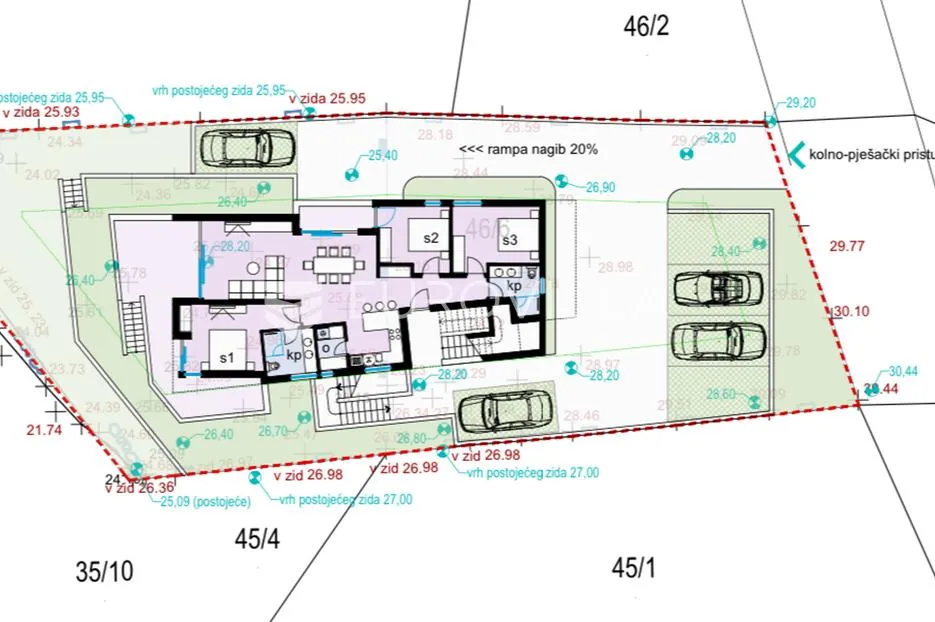 trogir, okrug, trosoban stan na prvom katu neto korisne površine 120 m2 - slika 9