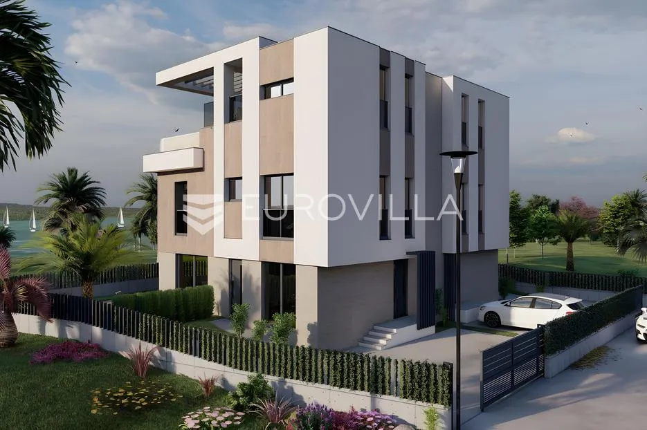 medulin, opremljena villa s bazenom na drugom katu, pogled more - slika 8