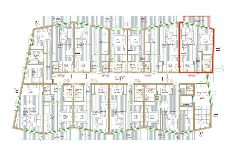 istra, poreč, jednosoban stan u prizemlju moderne novogradnje 56 m² - slika 16