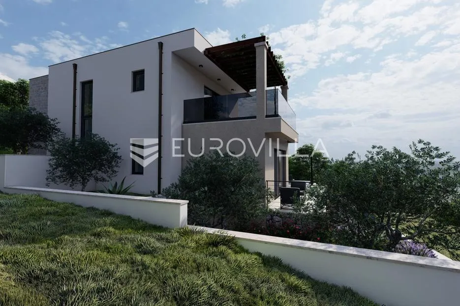 omiš, ruskamen, građevinska parcela s idejnim projektom (525 m2) - slika 4