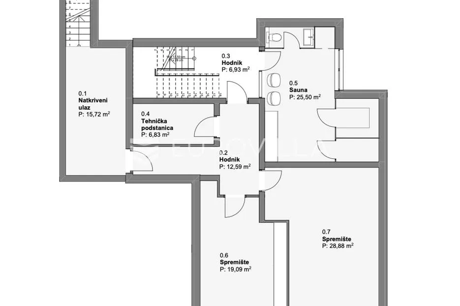 vodice, prekrasna i prostrana vila s bazenom, 730,25 m² - slika 43
