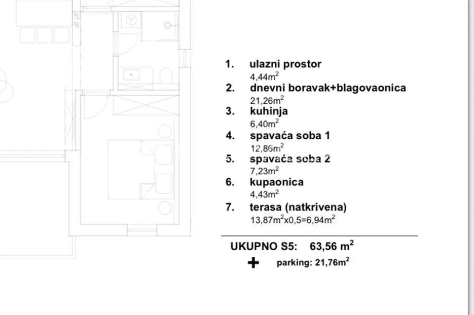 primošten, dvosobni stan na 2. katu novogradnje s pogledom na more - slika 23