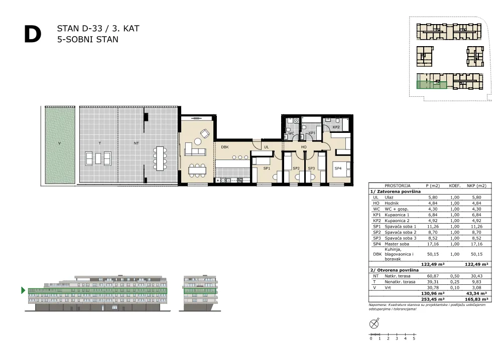 velika gorica, peterosoban stan neto površine 165,83 m² novogradnja - slika 5