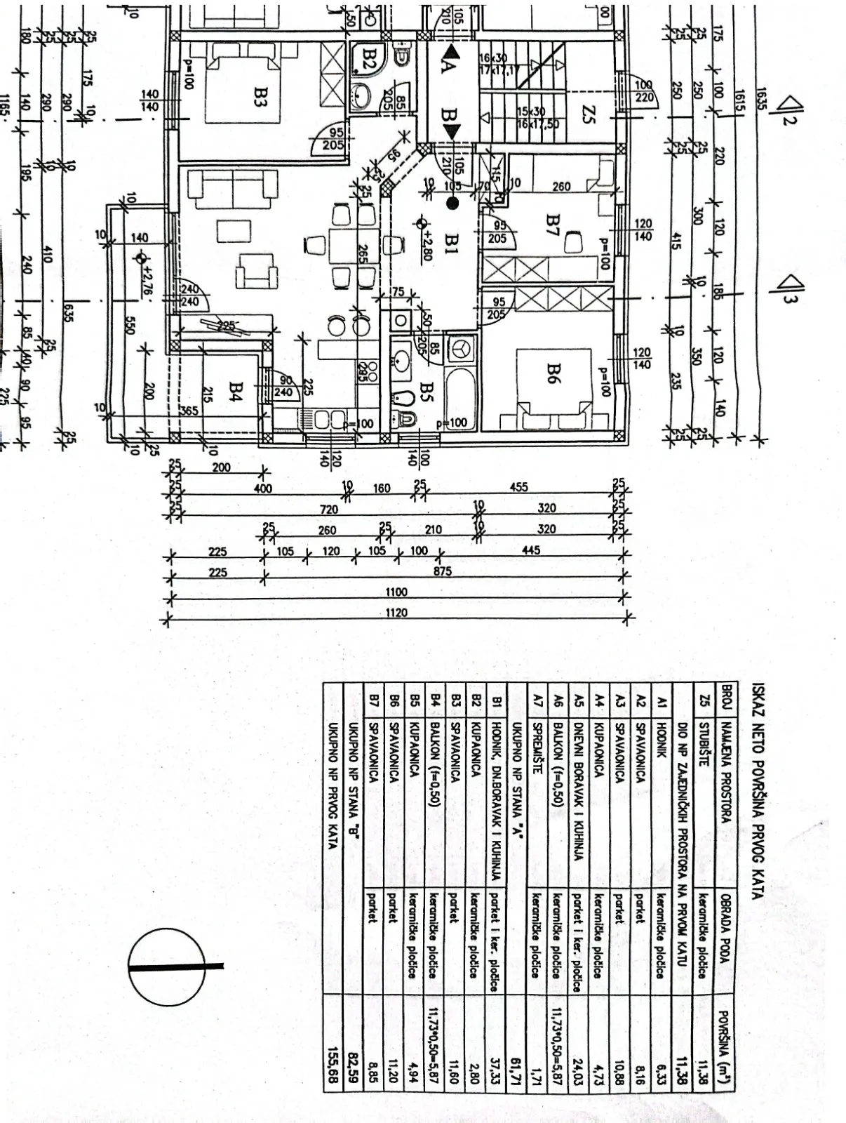 pula, moderan trosoban stan s apartmanom, vrtom i terasom, 136 m² - slika 21