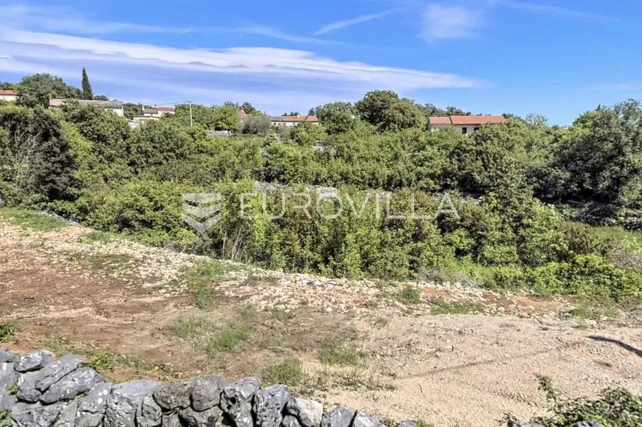 Krk, građevinsko zemljište, centar Krasa, 2038 m2
