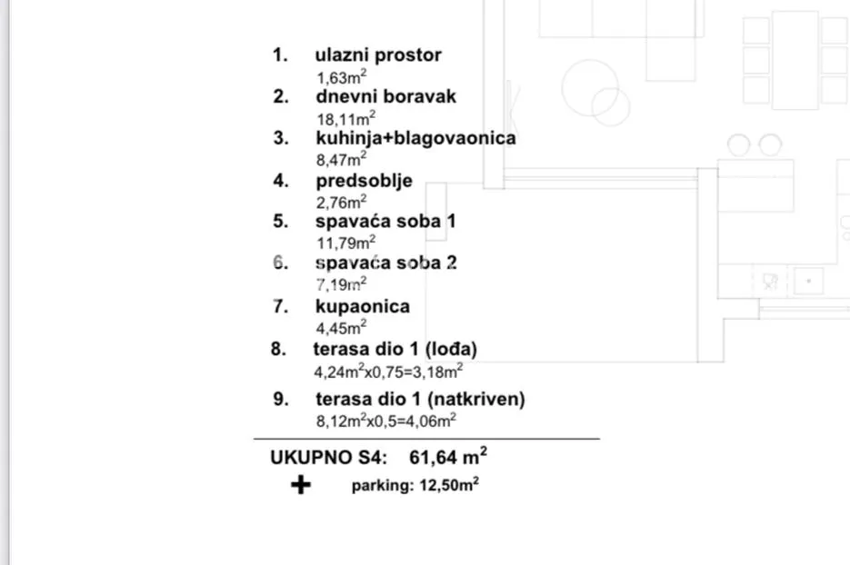 primošten, dvosobni stan na 1. katu novogradnje s pogledom na more - slika 23