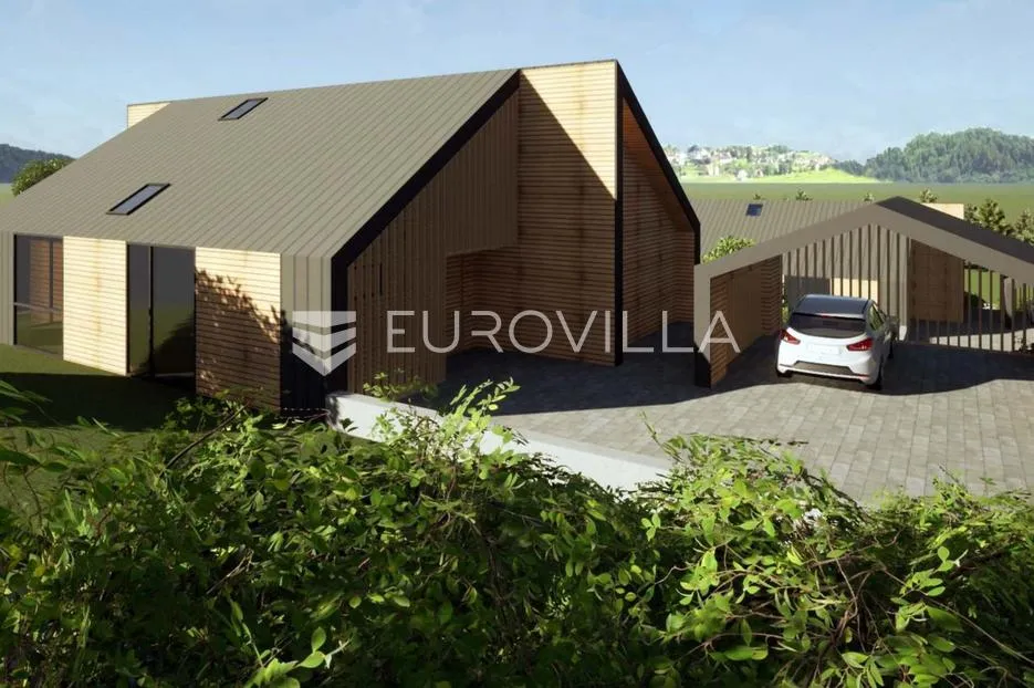 strmec stubički, park prirode medvednica, zemljište 8240 m² s idejnim projektom 4 kuće za odmor - slika 4