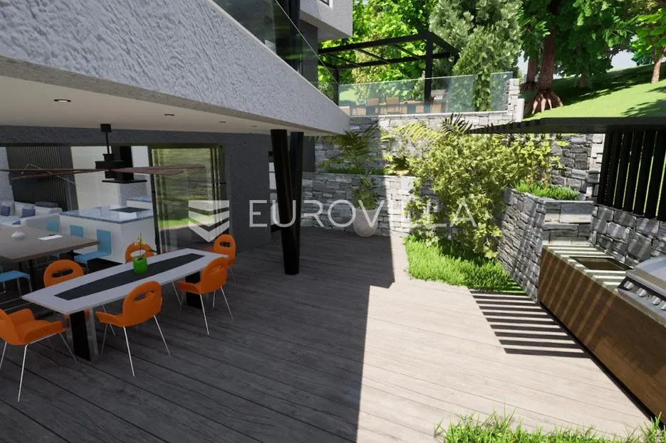 Rijeka, Kozala, NOVOGRADNJA, luksuzan četverosoban stan 96m2 s privatnim vrtom, garaža, parking