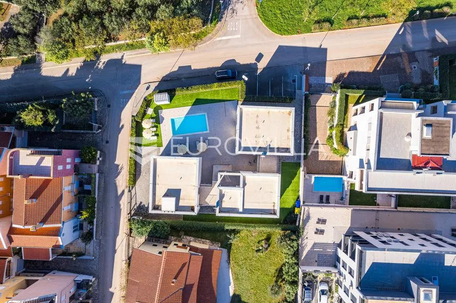 istra, volme, ekskluzivna vila s pogledom na more, 126,54 m², zajednički bazen - slika 22