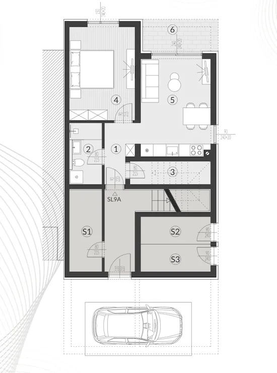 pula, štinjan, eksluzivan jednosoban stan površine 54 m² - slika 14