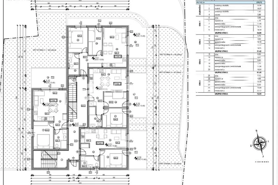 trogir, slatine, drugi red do mora, jednosoban stan u prizemlju površine 65 m², s1 - slika 23