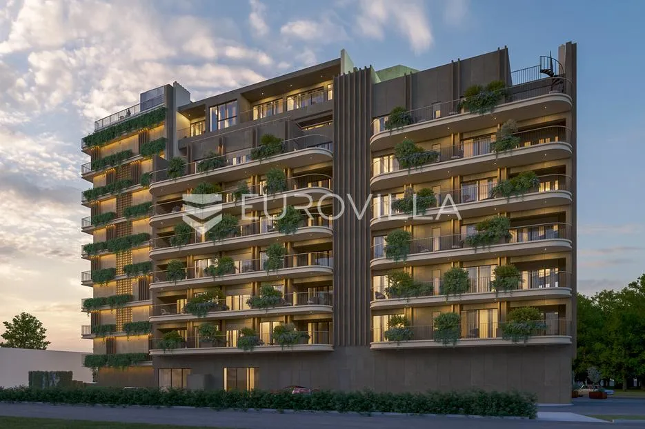 istra, umag — green tower residence, moderan jednosoban stan s terasom na 1. katu - slika 35
