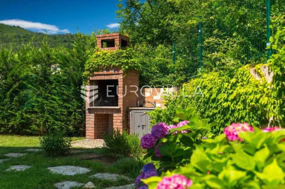 ičići, poljane, elegantna vila s panoramskim pogledom 275 m2, bazen, garaža - slika 13