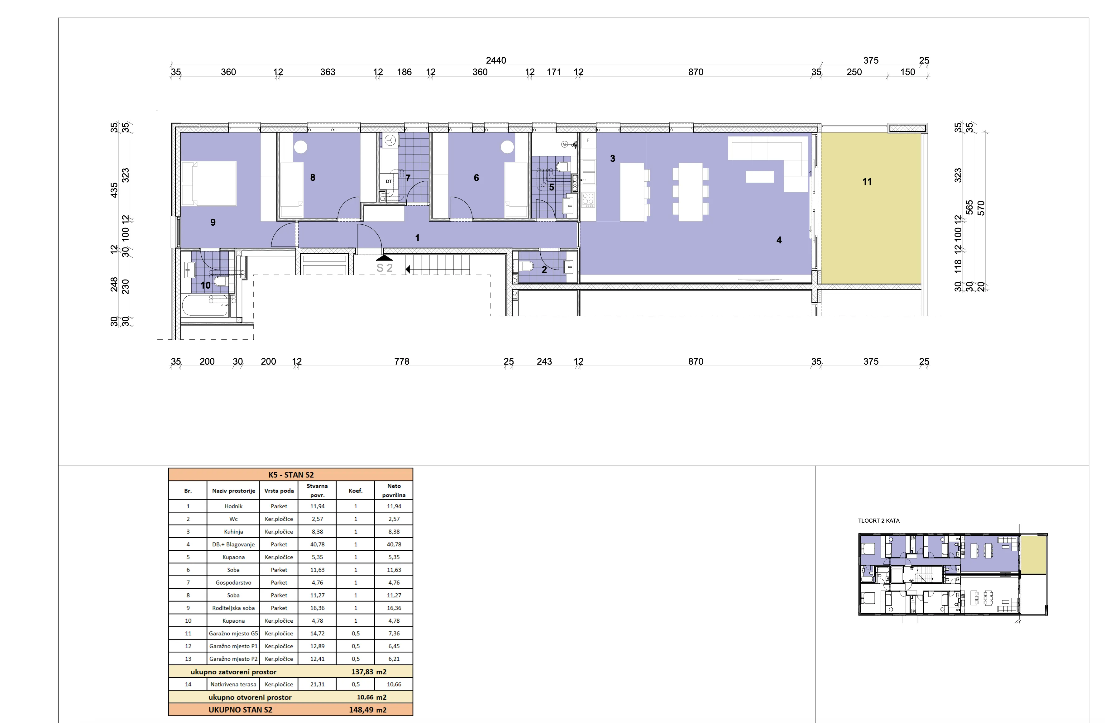 opatija, četverosoban stan + 3 gpm, nkp 148 m2, novogradnja - slika 35