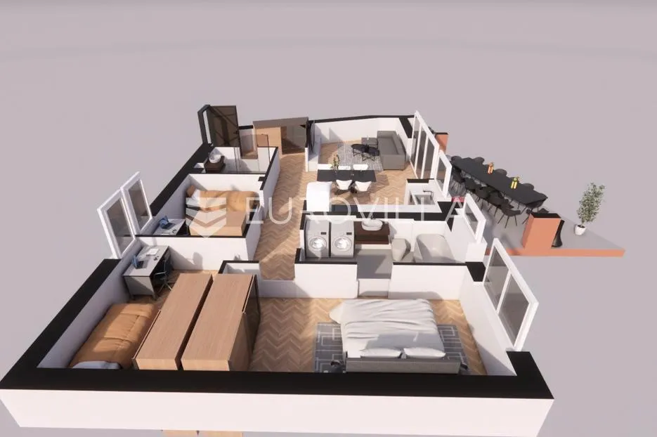 đakovo, centar, luksuzan četverosoban stan 116 m² novogradnja - slika 10