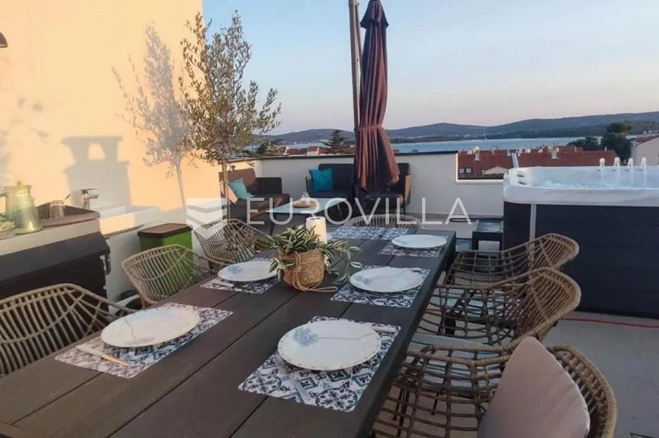 zadar, sv. filip i jakov, moderan penthouse s pogledom na more - slika 4