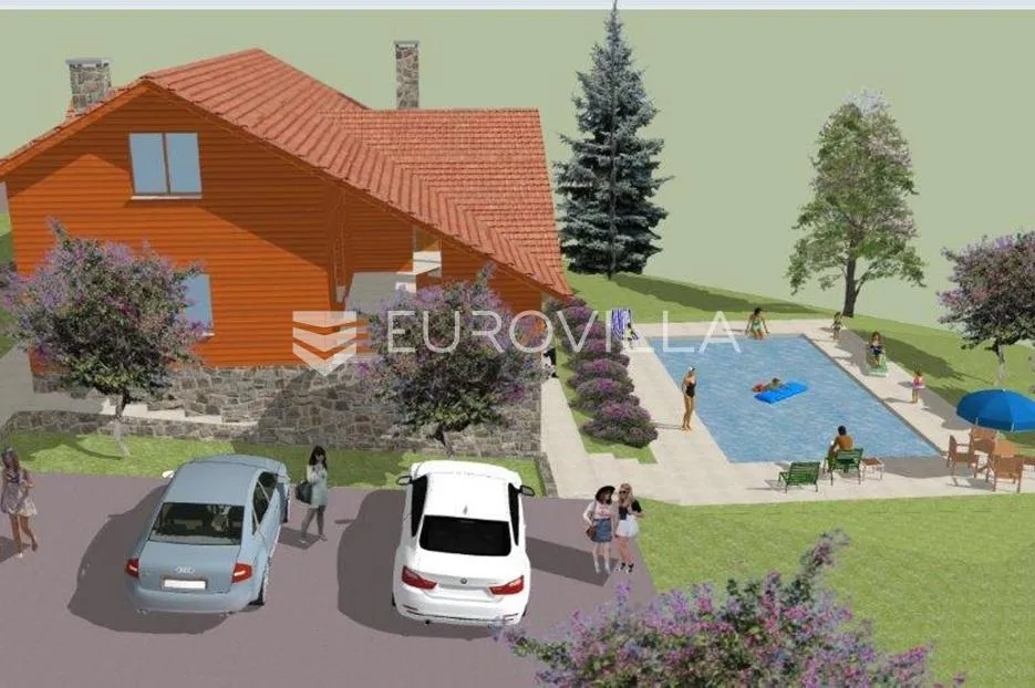 rakovica plitvička jezera, atraktivno građevinsko zemljište s prijavljenim početkom gradnje - slika 4