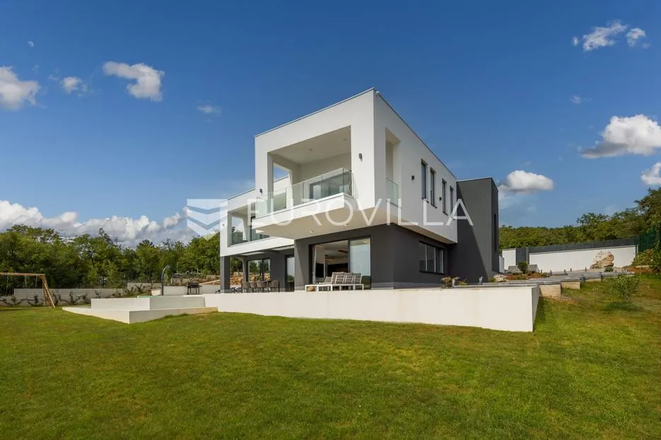 Kostrena, Luksuzna villa s panoramskim pogledom i bazenom - Kostrena Sveta Lucija