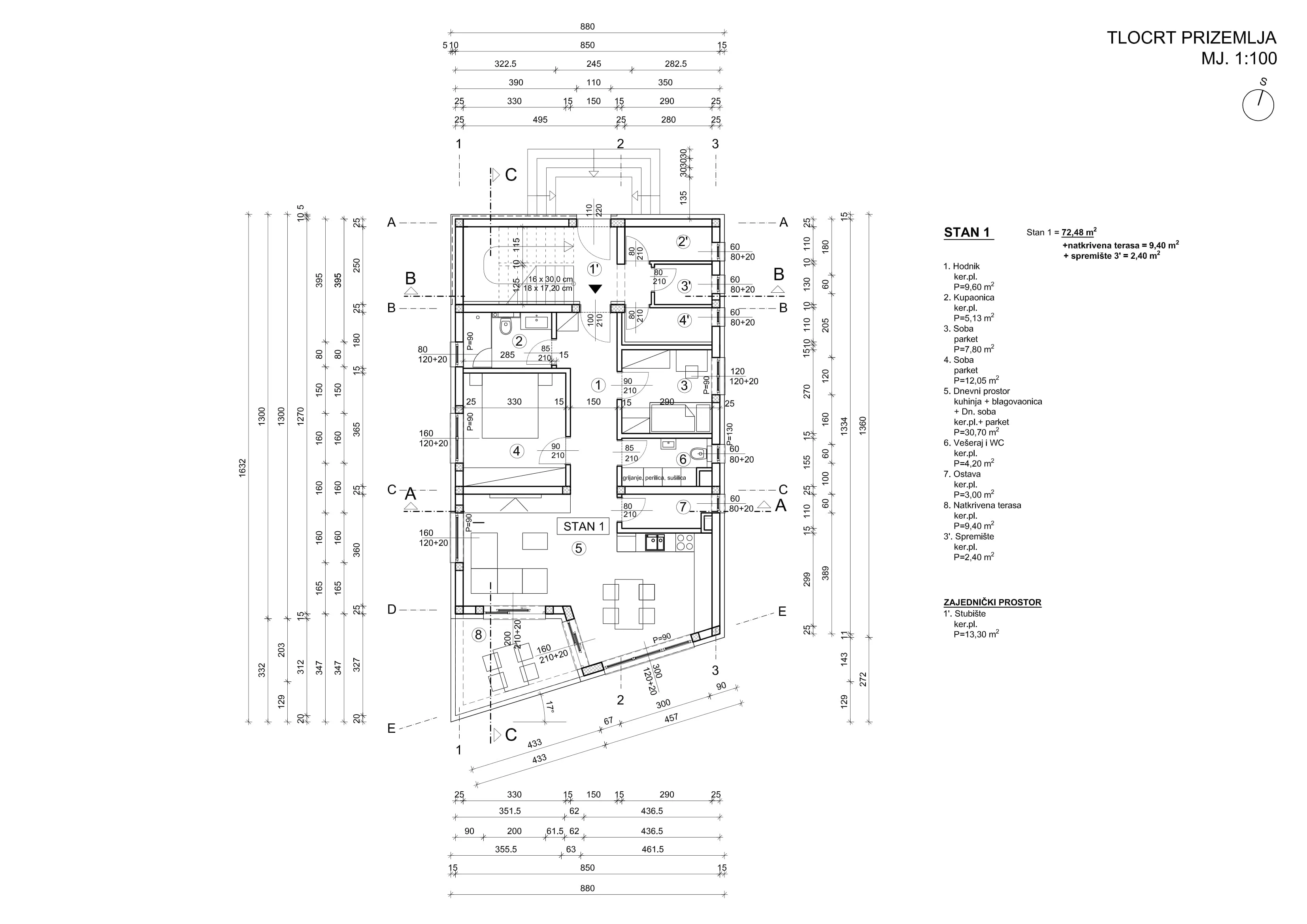 ivanić grad, novogradnja, moderan trosoban stan 81,50 m² - slika 10