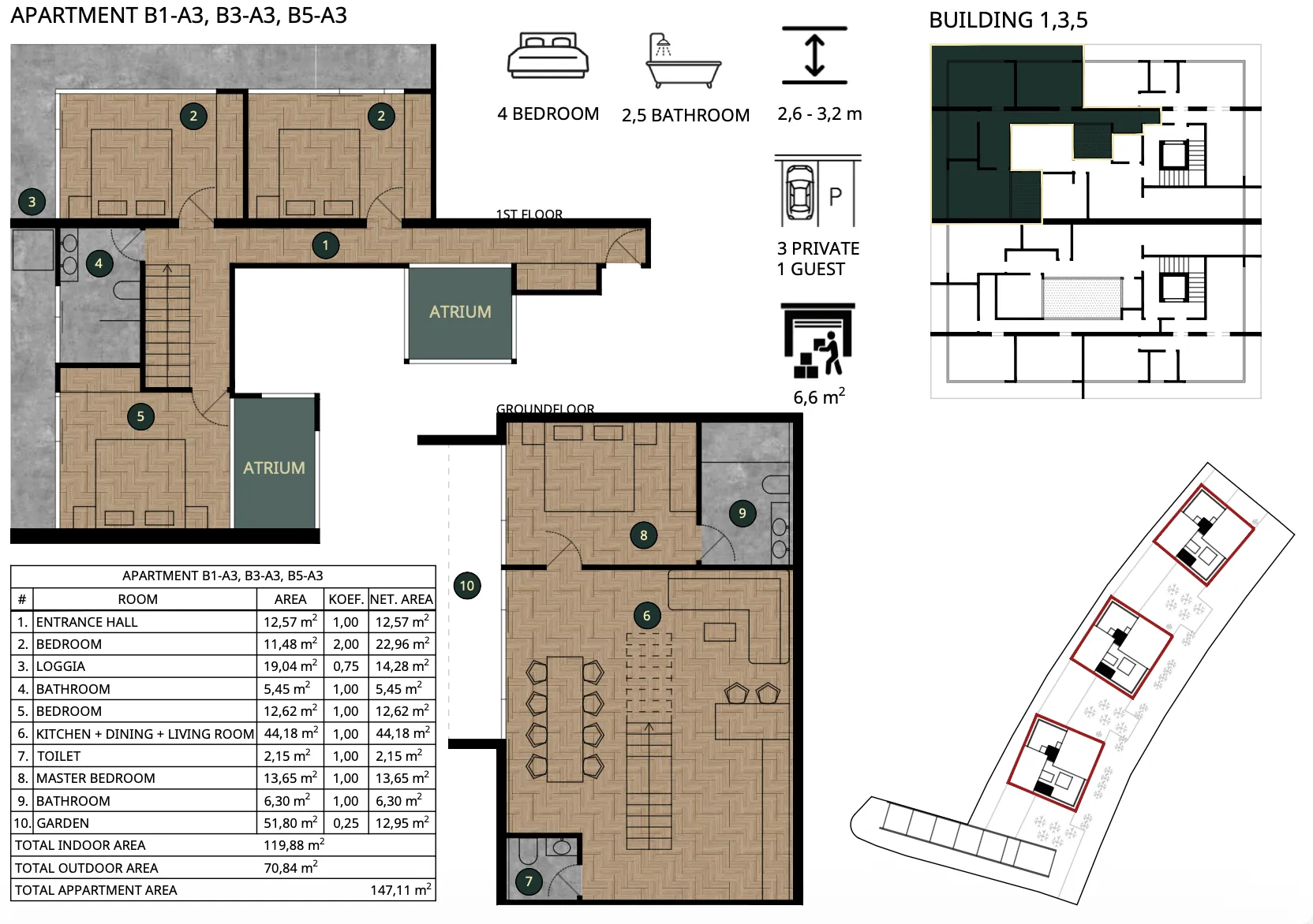 sveta nedelja meridian one, dvoetažan peterosoban stan s vrtom 147 m² - slika 28