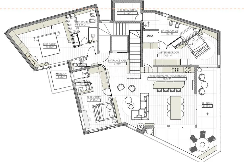 opatija, centar, ekskluzivan penthouse 162 m² - slika 22