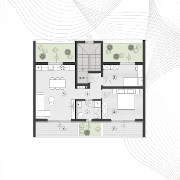 pula, štinjan, izvrstan dvosoban stan površine 61 m² - slika 14
