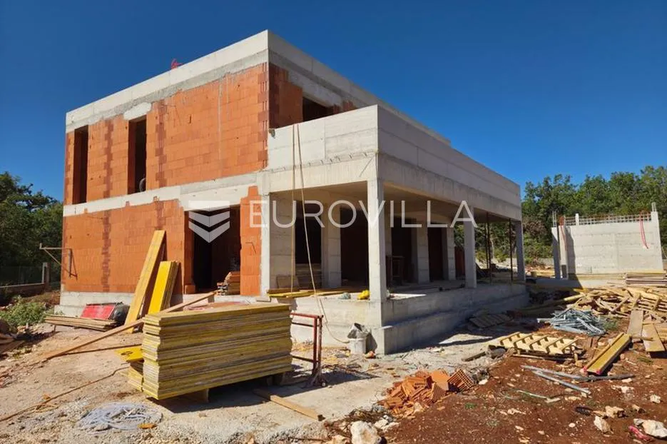 zadar, slivnica, prekrasna villa u izgradnji s velikim potencijalom - slika 8