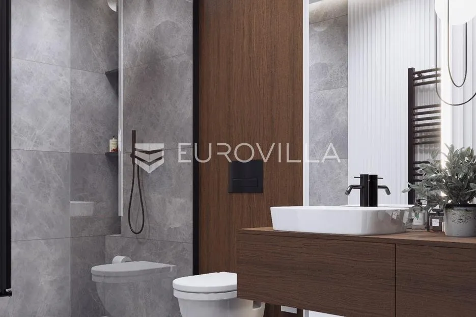 vodice, građevinsko zemljište 468 m², s projektom i dozvolm za vilu - slika 6