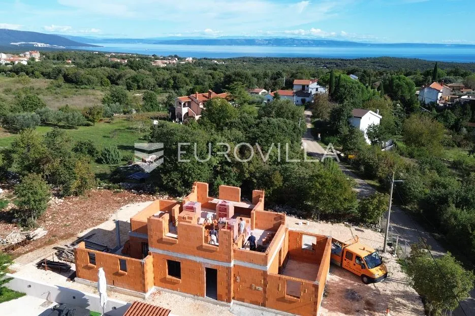 Marčana, Krnica - vila s direktnim pogledom na more u roh bau fazi - Krnica, Marčana