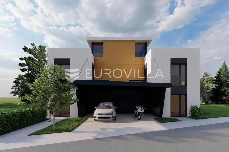 Osijek, Ulica Jela, moderna kuća površine 170 m² s vrtom, balkonom i krovnom terasom *novogradnja* - Cvjetno naselje