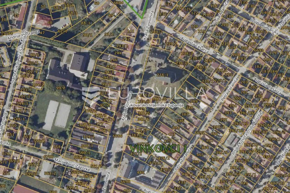 Vinkovci, Mirkovci, građevinsko zemljište 1144 m² na atraktivnoj lokaciji