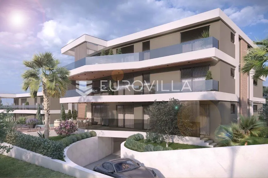 pula, pješčana uvala, luksuzni četverosobni stan s liftom, 1. kat, 110.33 m², pogled na more - slika 6