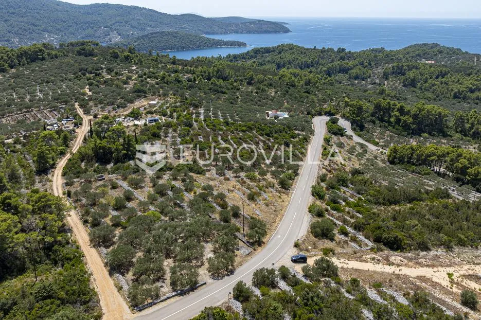 otok korčula, vela luka, poljoprivredno zemljište sa pogledom na more - slika 2