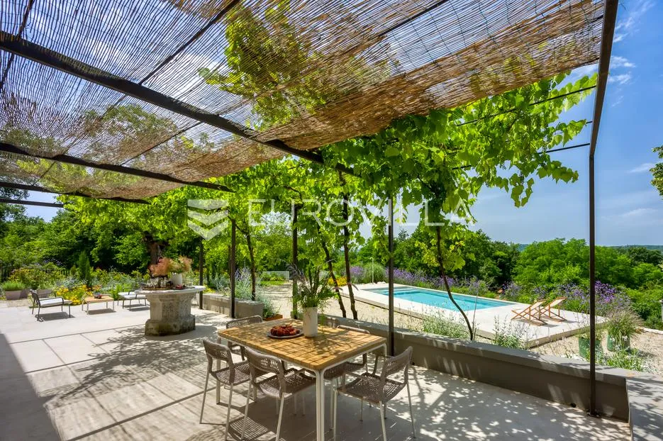 istra, labin, šumber, unikatna samostojeća villa na velikoj okućnici s pogledom - slika 6